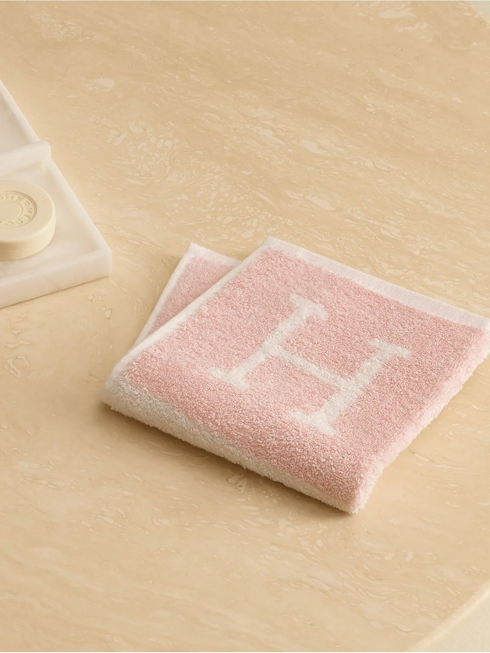 HERMES | ✨NEW✨ Set of Avalon Wash Clothes in Rose Lilas and Bleu Glacier